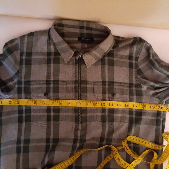 Madewell Pop-Over Flannel Top - Picture 13 of 16